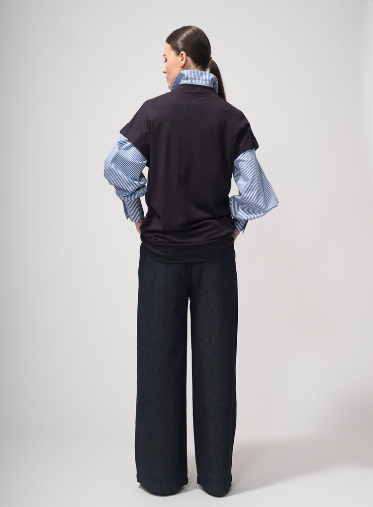 Dutchess Cape broek - donkere jeans