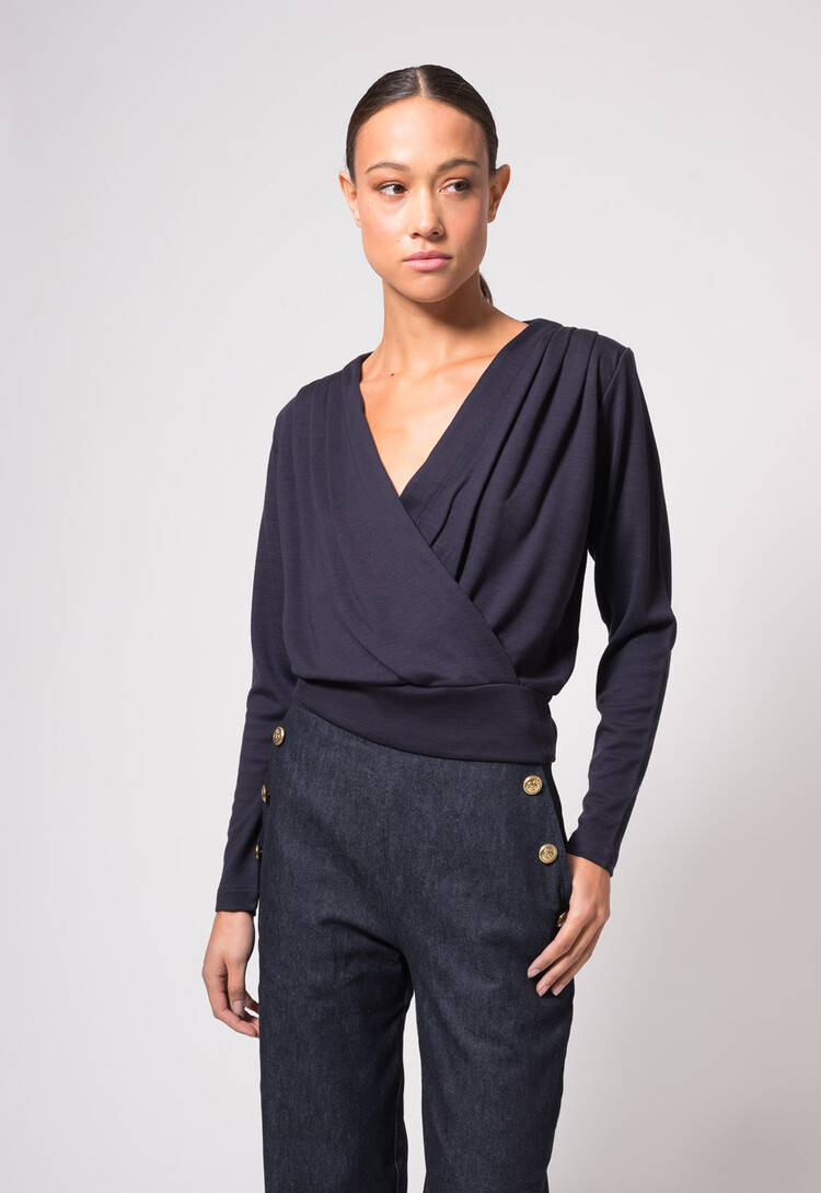 Dutchess Eileen top - navy