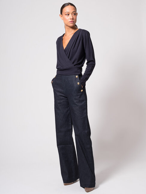 Dutchess Eileen top - navy