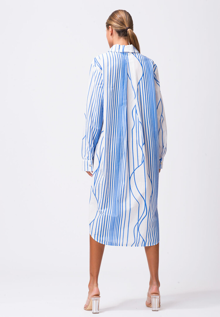 Dutchess Coogee jurk - lignes