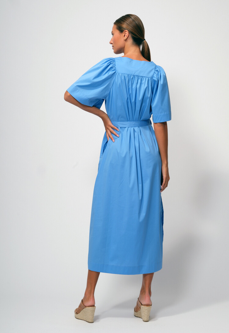 Dutchess Navarin jurk - Azur