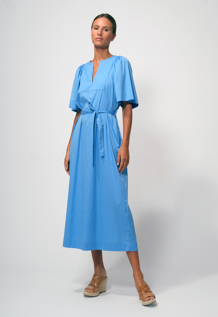 Dutchess Navarin jurk - Azur