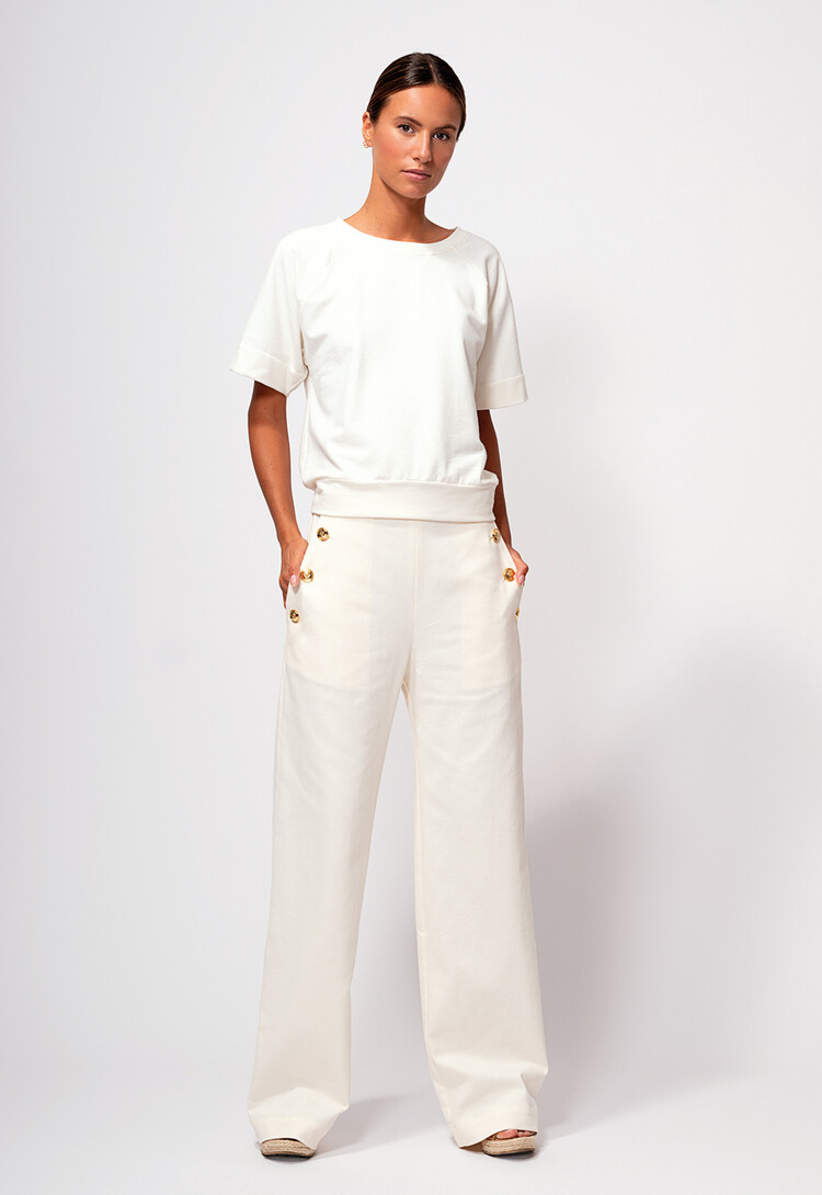 Dutchess Bateaux pants - blanc