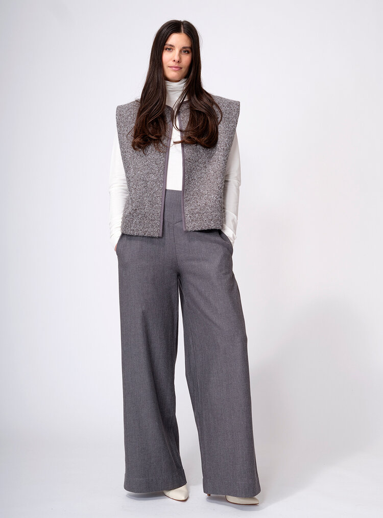 Dutchess Bardot broek - rustic grey