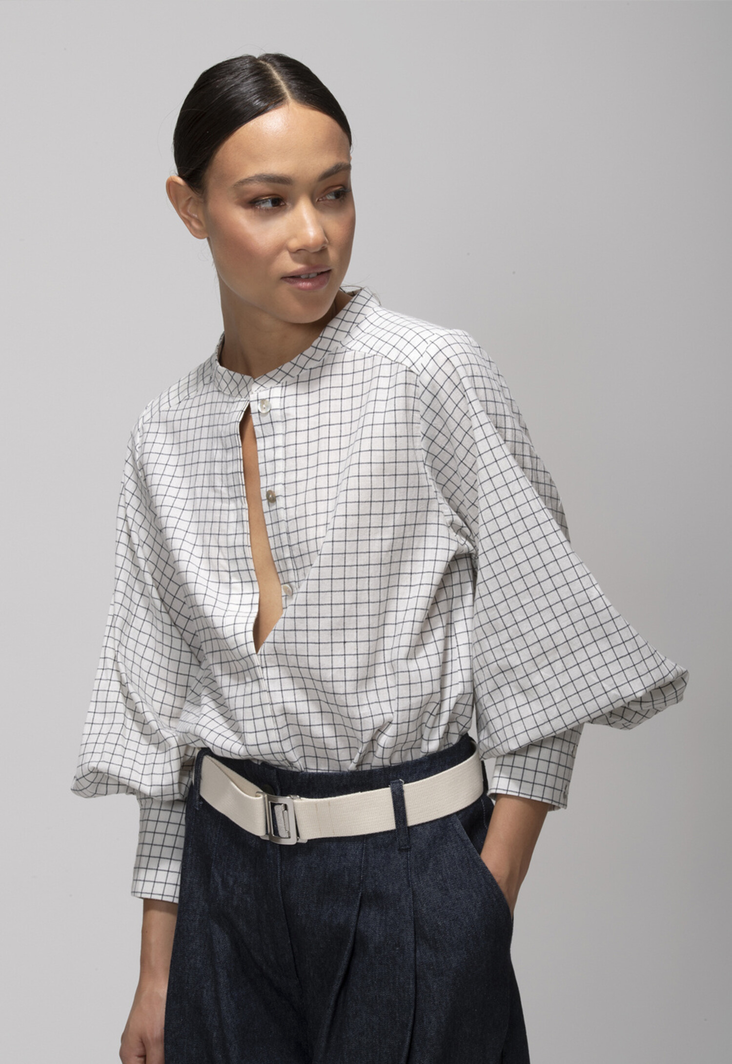 Cairo blouse - check - Dutchess - Shop