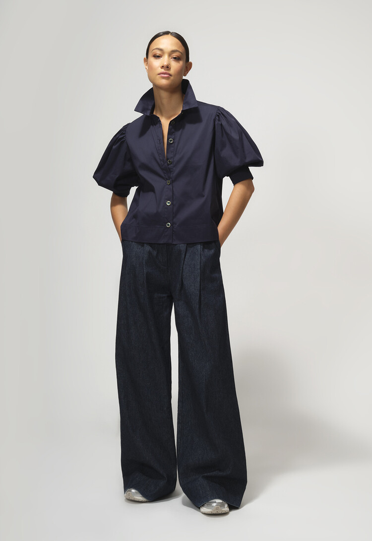 Dutchess Berber blouse - natural stripe