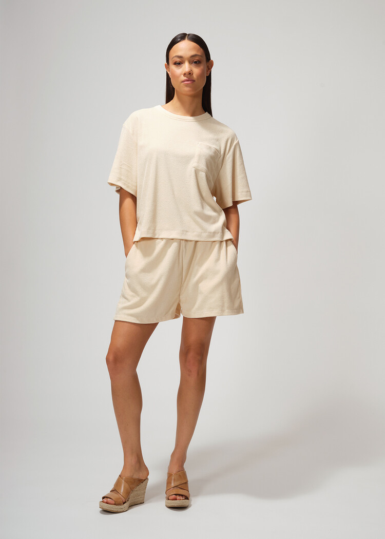 Dutchess Comfy sweater - cream towelling