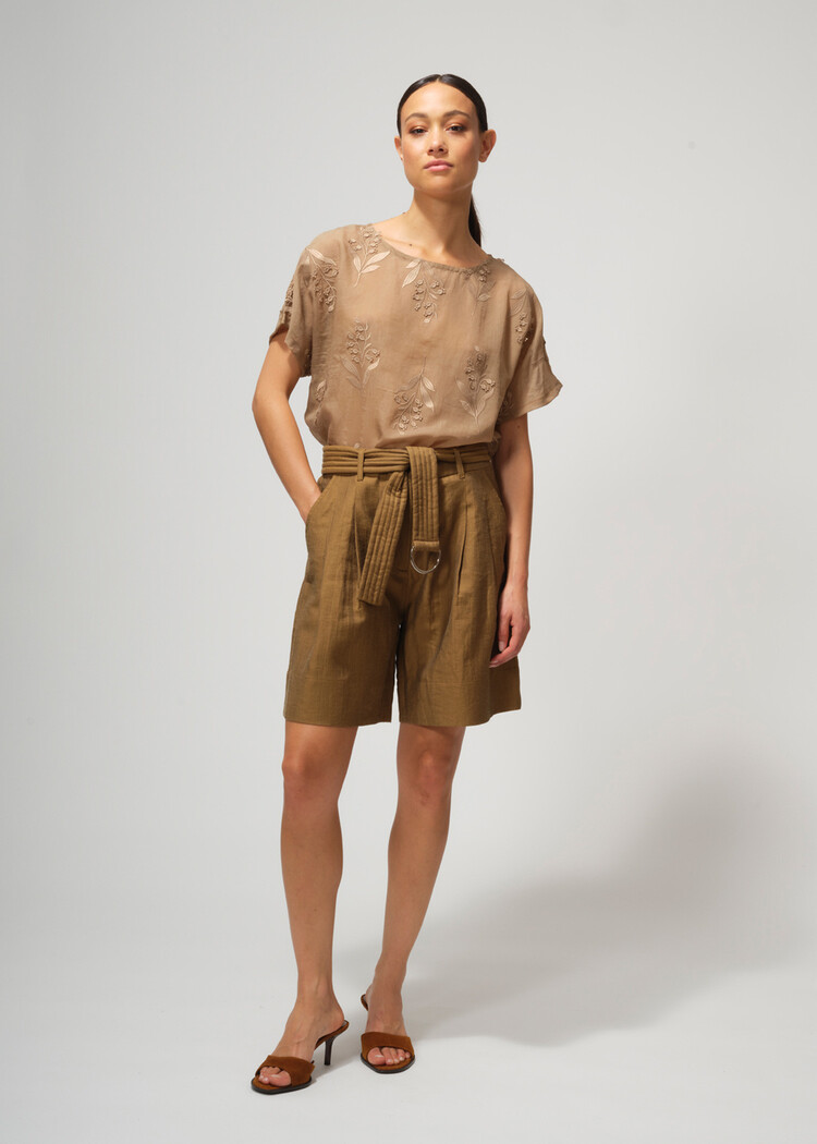 Dutchess Bush shorts - toffee