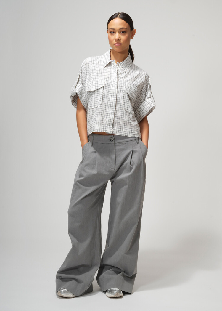 Dutchess Oxford broek - lichtgrijze jeans