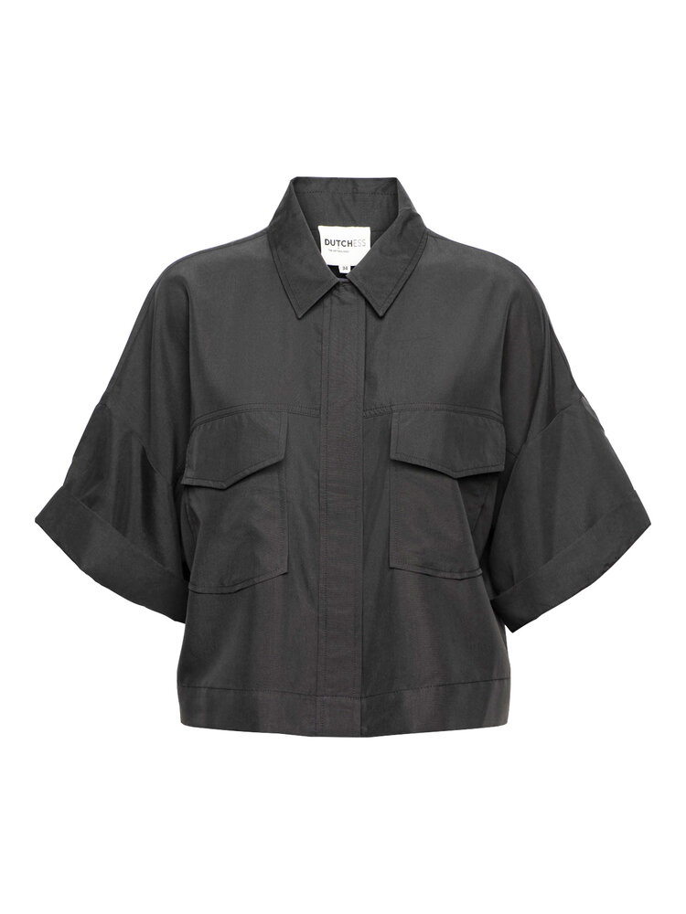 Dutchess Safari blouse - dark grey