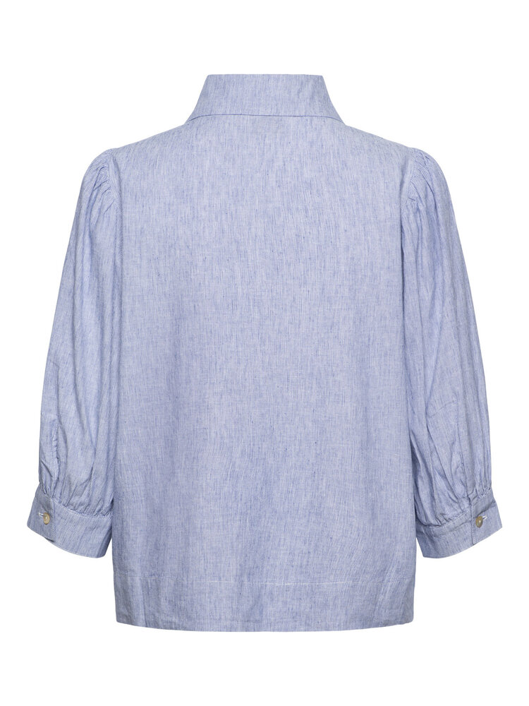 Dutchess Berber blouse - blue stripe