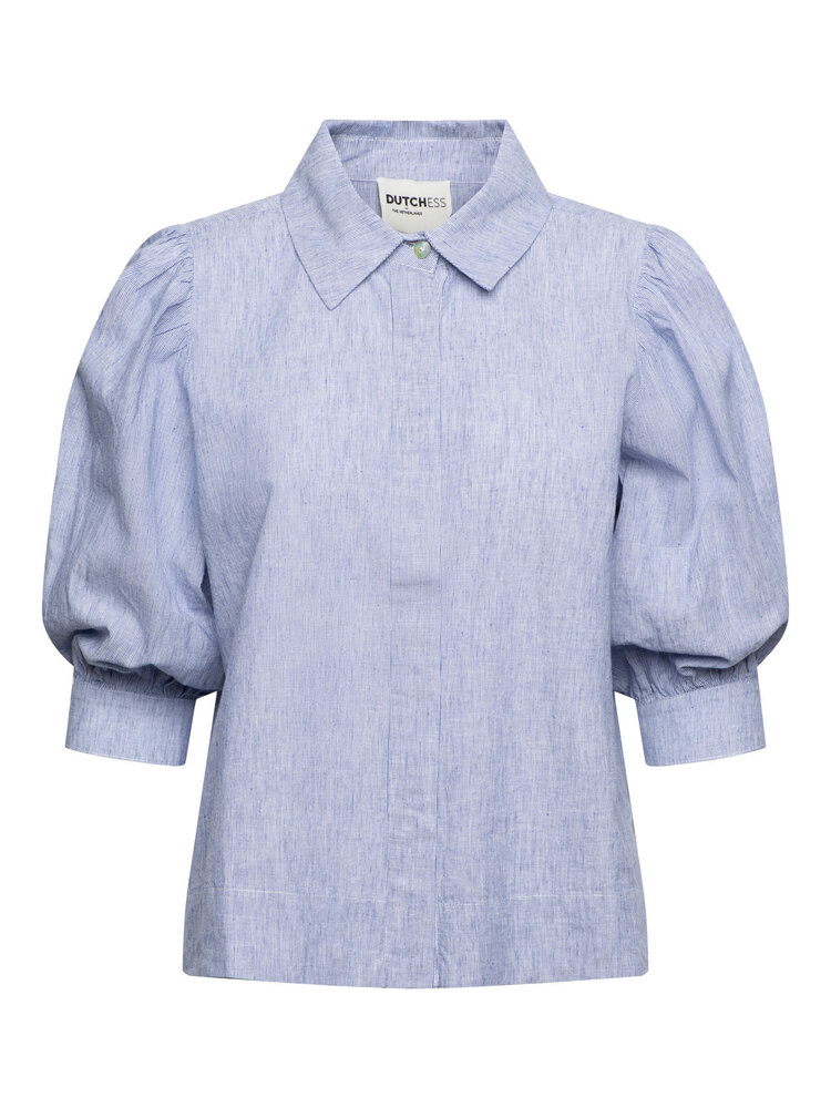 Dutchess Berber blouse - blue stripe