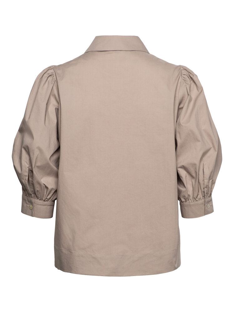 Dutchess Berber blouse - natural stripe