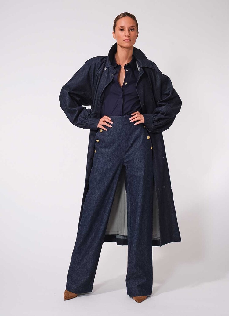 Dutchess Jeany coat - dark jeans