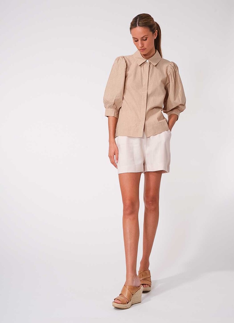 Dutchess Berber blouse - natural stripe