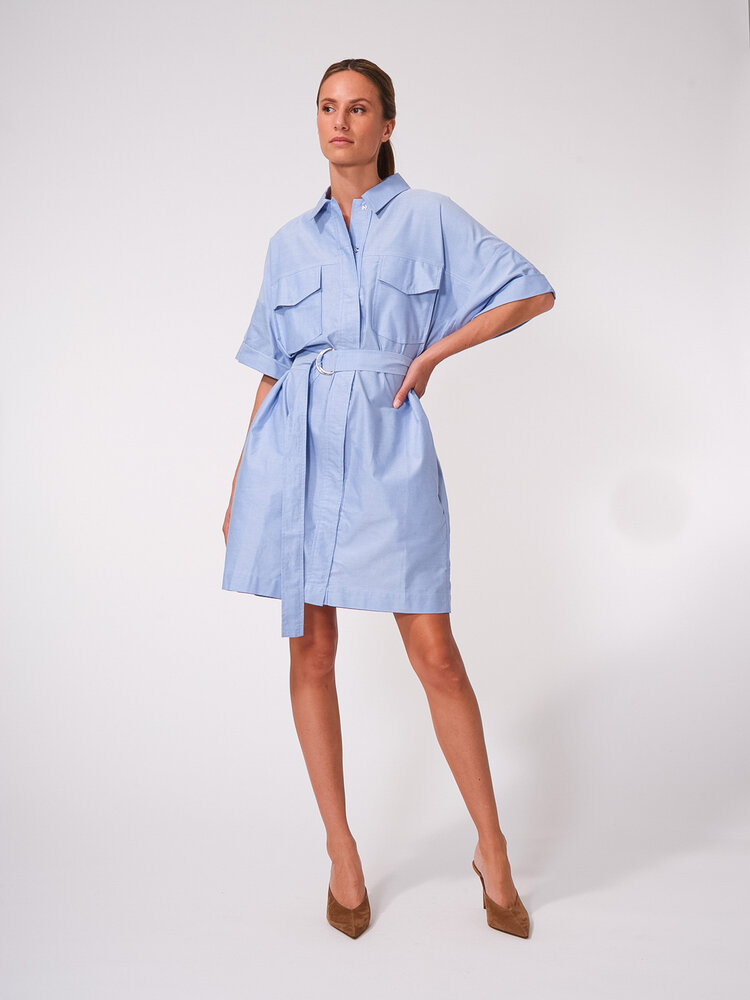 Dutchess Solange jurk - lichtblauw