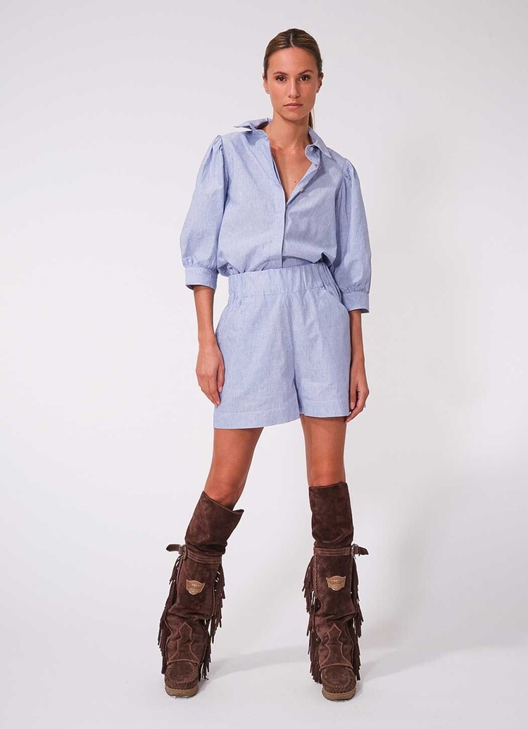 Dutchess Darling shorts - blauw gestreept