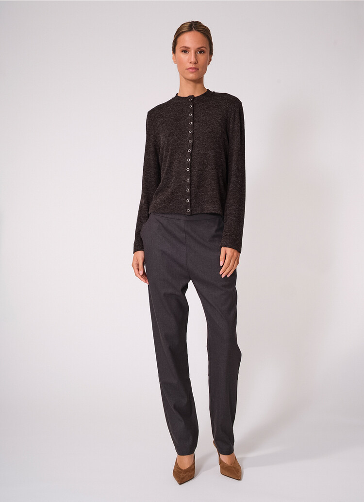 Dutchess Snap top - zwart