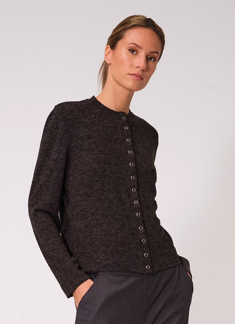 Dutchess Snap top - zwart
