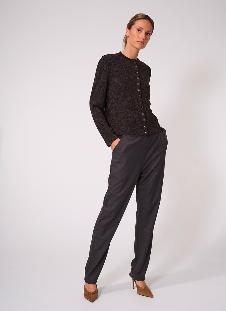 Dutchess Snap top - black