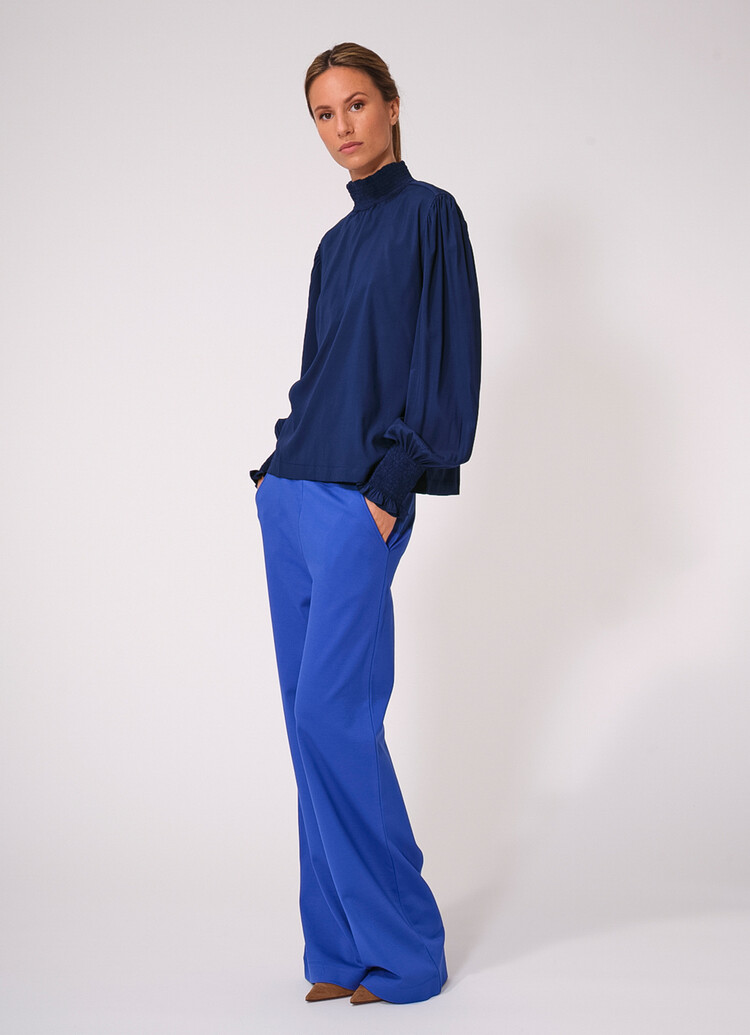 Dutchess Stuart blouse poplin - navy