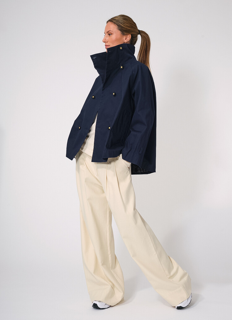 Dutchess Celine short trench - navy