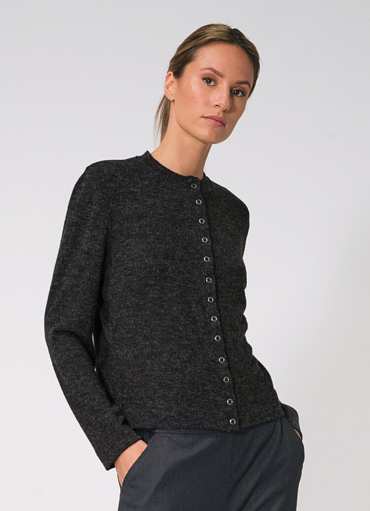 Dutchess Snap top - zwart