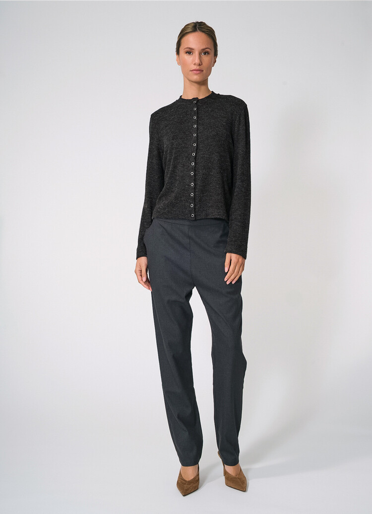 Dutchess Cigar pants  - dark grey melange
