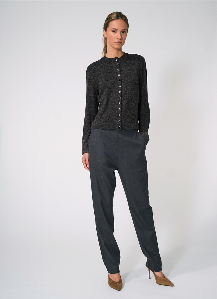 Dutchess Cigar pants  - dark grey melange