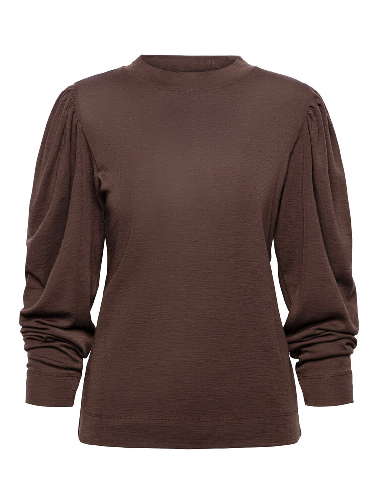 Dutchess Tiffany top - dark brown