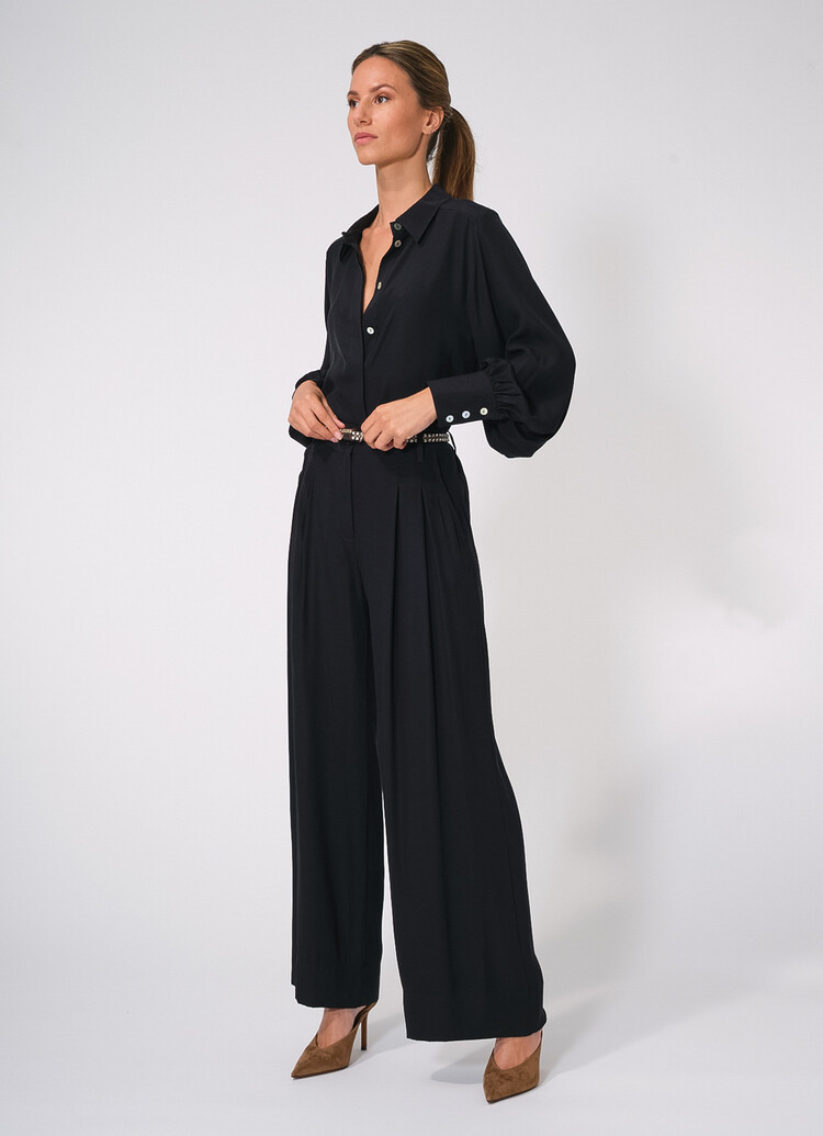Dutchess Fem blouse silk - black