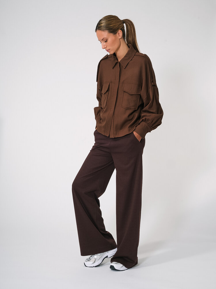 Dutchess Boxy blouse - brown