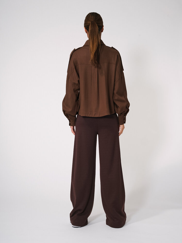 Dutchess Boxy blouse - bruin