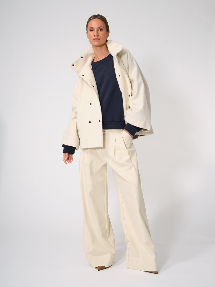 Dutchess St Michel coat - wool white