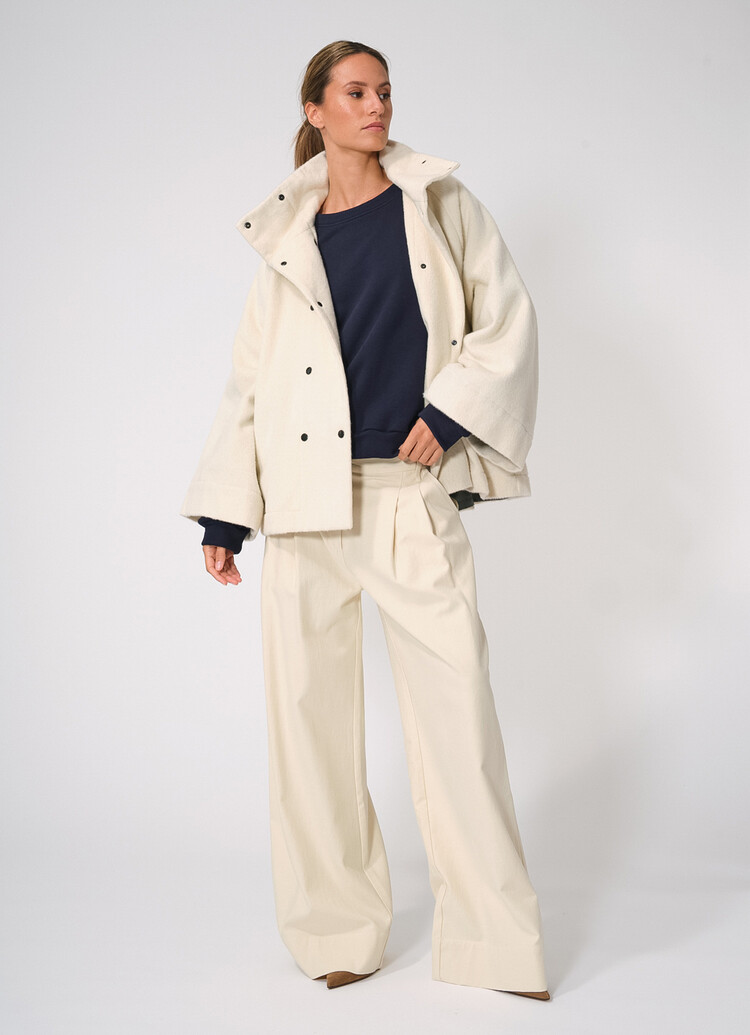 Dutchess St Michel coat - wool white