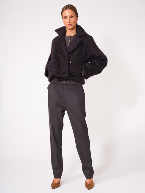 Dutchess Harper mohair coat