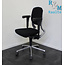 Ahrend Ahrend 230 bureaustoel - Lage rug - Zwart/Chroom - (Nieuwe stof)