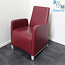 Cassina Cassina Design Fauteuil - Leer - Rood