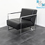 Walter Knoll Walter Knoll Sen, Design Fauteuil, Zwart Leer