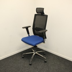 BN Office Solutions Bureaustoel | Hoofdsteun | Blauw