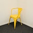 Tolix Tolix | Designstoel Geel Metaal Tuinstoel