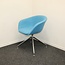 Arper Arper Duna 02 Design Stoel | Lichtblauw | Draaibaar