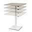 RM-Line RM-Line Flex GT Vierkant | Gasveer tafel | Ø80cm | Diverse kleuren