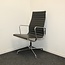 Vitra Vitra Eames EA 108 Design Stoel | Hoge rug | Zwart Leer | Draaibaar