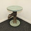 Industriële Bijzettafel | 38cm | Hout/Metaal