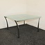 Vierkante Salontafels | 70x65 cm | Glas | Chroom