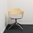 Designstoel | Vergaderstoel| Draaibaar | Hout | 4-teens onderstel
