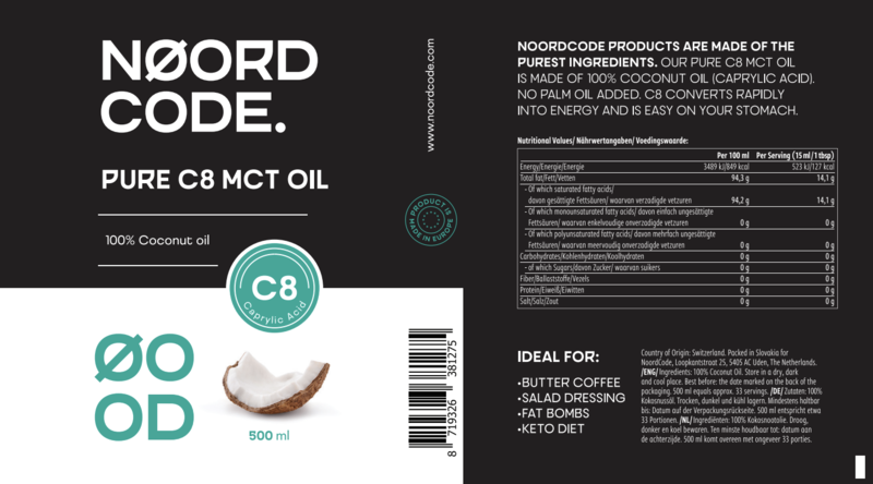 NoordCode Pure C8 MCT Oil
