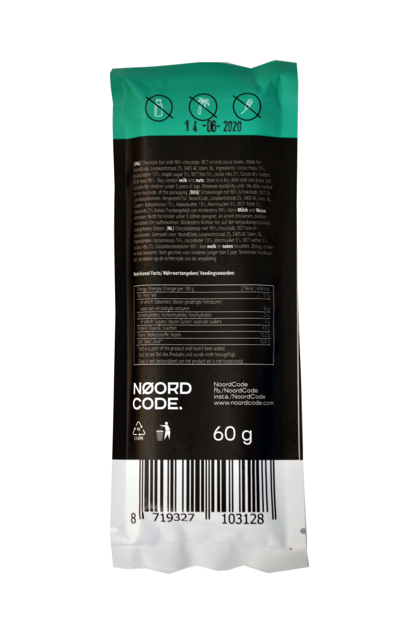 NoordCode Pure Chocolate 90%