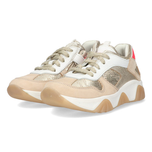 Braqeez – Sneaker – Beige-Gold 